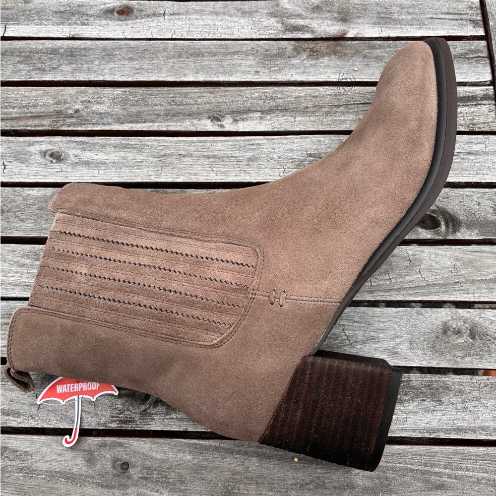 Blondo Dark Taupe Suede Women's Boots